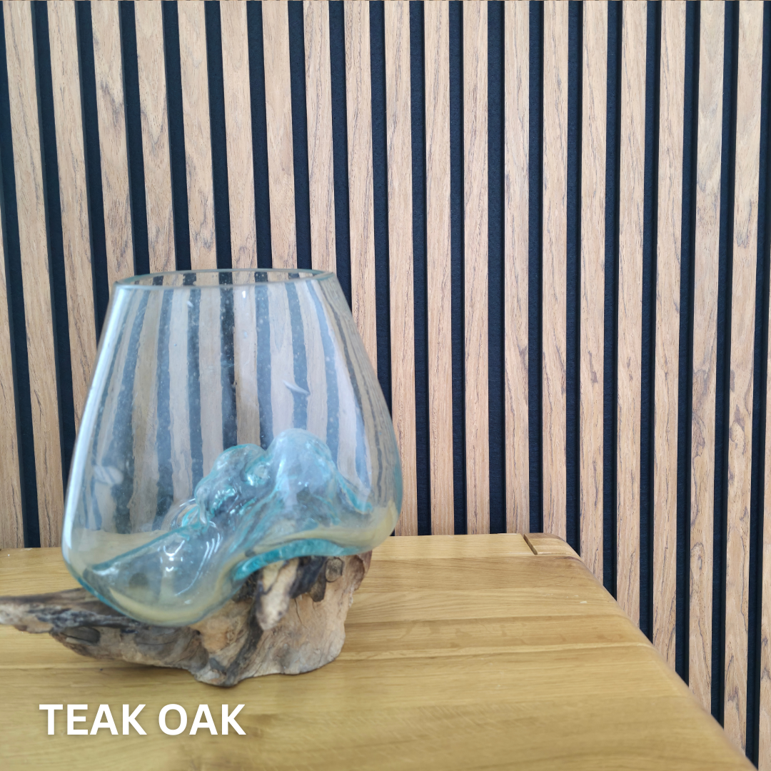 Premium Acoustic Slatted Wall Panel (Multiple Colours)
