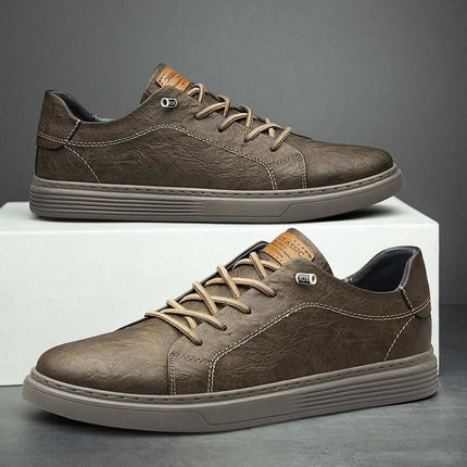 Tivano Leather Sneakers - casual sneakers men, comfortable everyday sneakers, lightweight, breathable, modern style for daily wear.