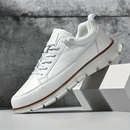 Torricelli Leather Sneakers: Comfortable men's casual sneakers with orthopedic support, lightweight design, perfect for everyday style.