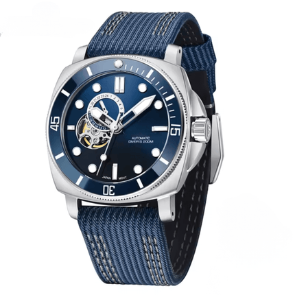 Valenor Automatic Diver Signature watch with blue dial and strap