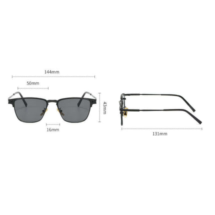 Vega Shades UV protection sunglasses for men, featuring polarized lenses, lightweight metal frame, ideal for driving and outdoor activities.
